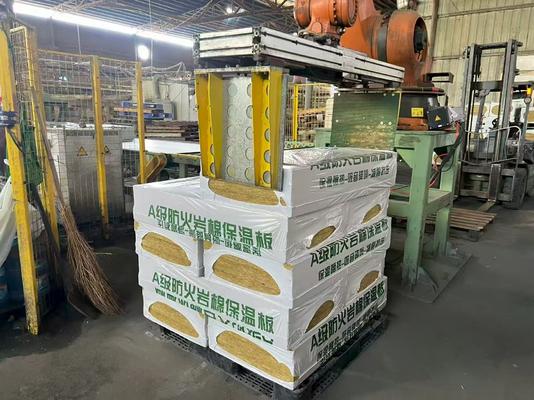 40-200 Kg/M3 Density Rock Wool Board Thermal Insulated 30mm-150mm Thickness