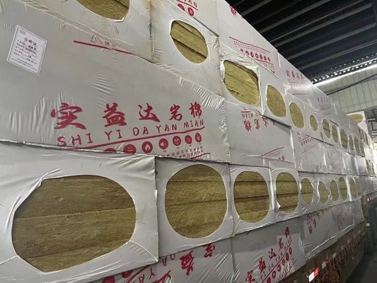 Good price Multi Functional Rockwool Fire Board 1200x600mm 40-200kg/M³ Density Fireproof online