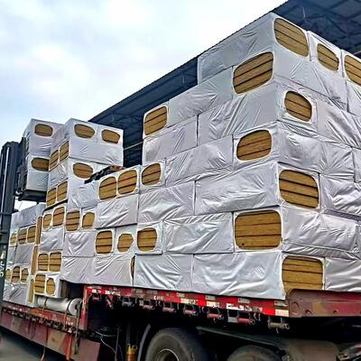 Bom preço Placa de lã de rocha hidrofóbica à prova de fogo com absorção de umidade ≤ 0,2% e resistência à compressão ≥ 40 KPa para edifícios de energia on-line