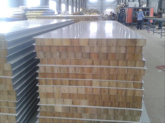 Giá tốt. 120 Kg/m3 Density Rockwool Fire Board với độ bền nhiệt độ 1000 °C và hệ số hấp thụ âm thanh 0,85 trực tuyến