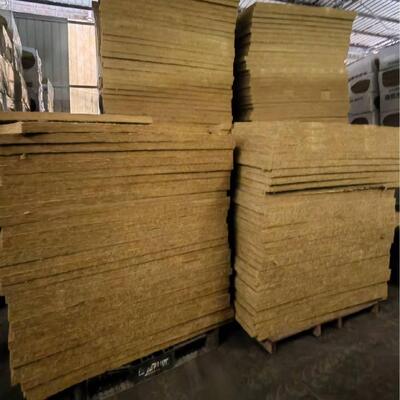 Quality Waterabsorption below 1 percent Rigid Rock Wool Insulation with Rough Surface Finish offers thermal insulation and fire protection solution factory