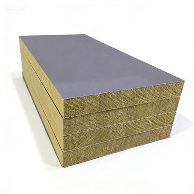 Harga yang bagus Panel Wol Batu Rendah Penyerapan Air dengan Kepadatan Inti 80-180 Kg/m³ dan Ketebalan 30-150 Mm untuk Isolasi yang Ditingkatkan on line